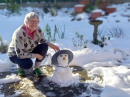 Jacqui's Snow Lady in Swaffham
