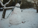 Heather's snowman in Hingham