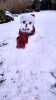Angela's Snowman in Sutton Coldfield 