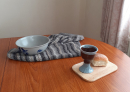 The second symbol - Bowl and Towel